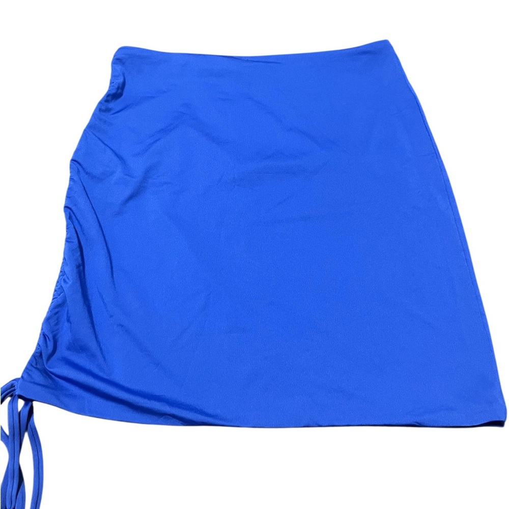 Toluca Women’s Blue Cinched Swim Skirt